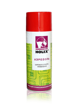 Краска-cпрей HOLEX(Холекс) для тонир. фар красная 520мл(6)